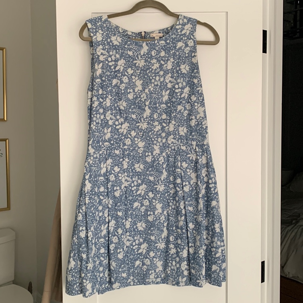 Floral denim Gap dress